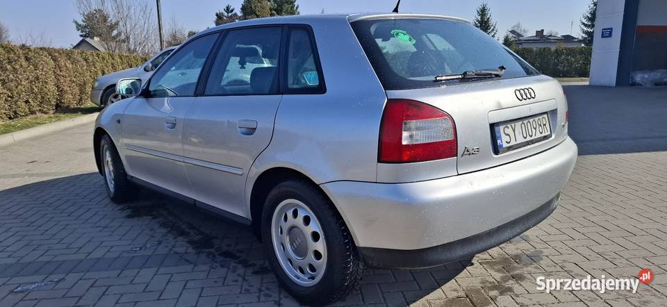Audi A3 2001r 16 b LPG Okazja srebrny Rybnik