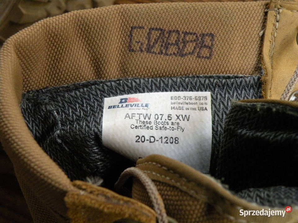 Buty Belleville AFTW coyote Goretex 75 XW Wrocław sprzedam
