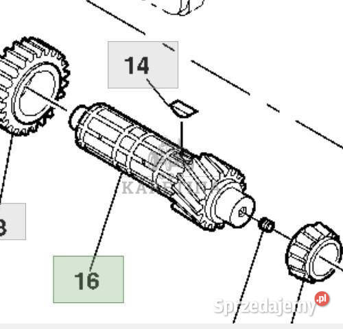 John Deere 9780CTS 9780i CTS 2005 Wałek Zębaty Jastrzębniki