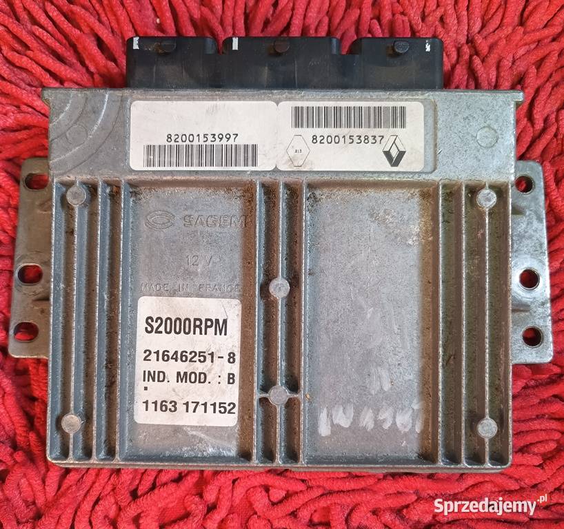 Komputer sterownik S2000RPM 8200153997 osobowe mazowieckie Góra Kalwaria