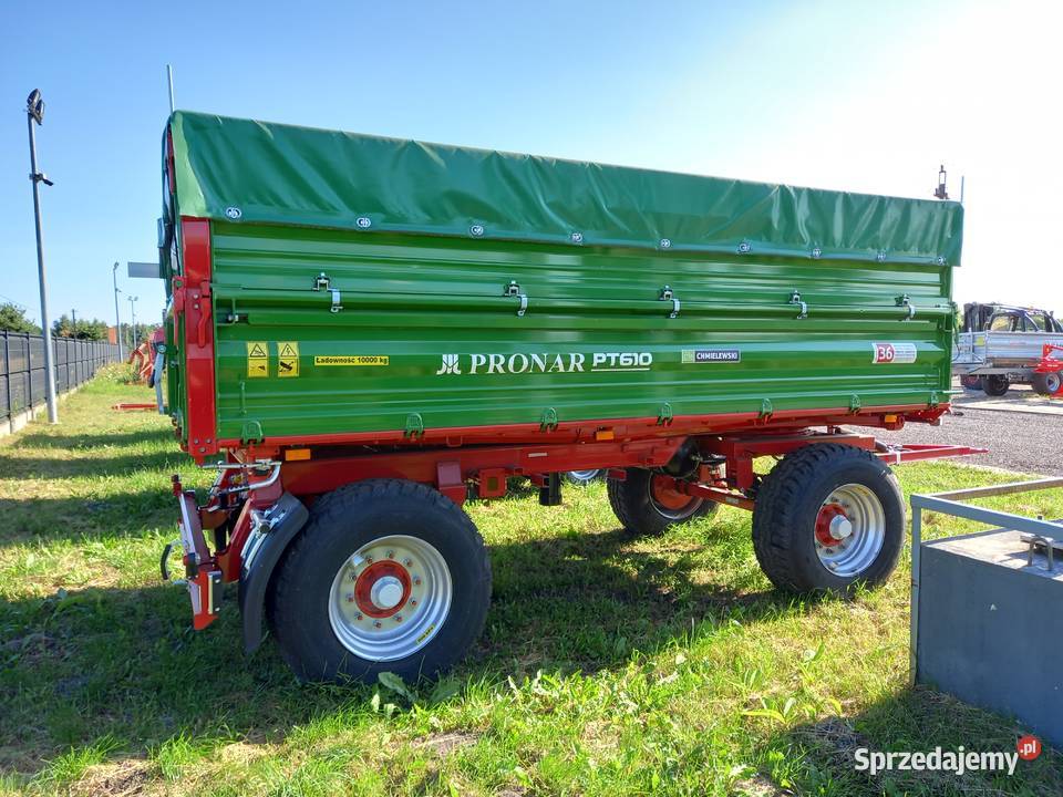 Przyczepa Pronar PT 610 wersja paletowa Promocja nieuszkodzony Gózd