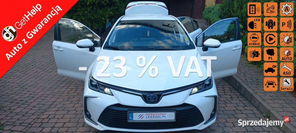 Toyota Corolla ECVT 18 Hybryda Pełna historia pomorskie Gdańsk