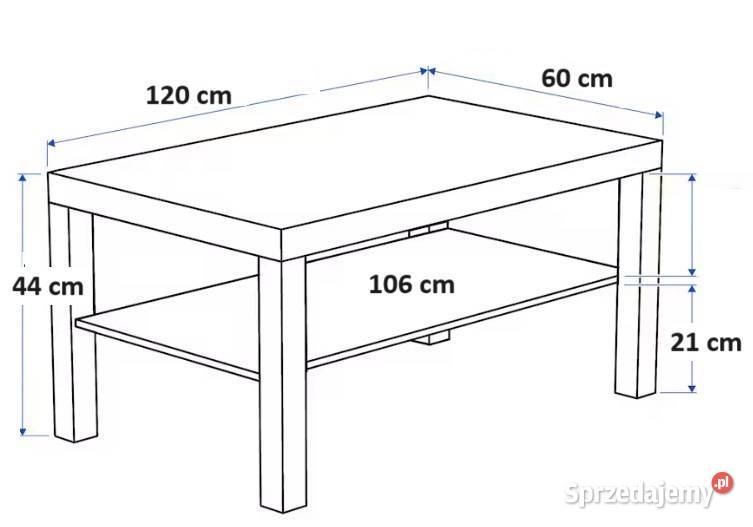 STOLIK KAWOWY do salonu marki KLOSE 120cm Wiślinka