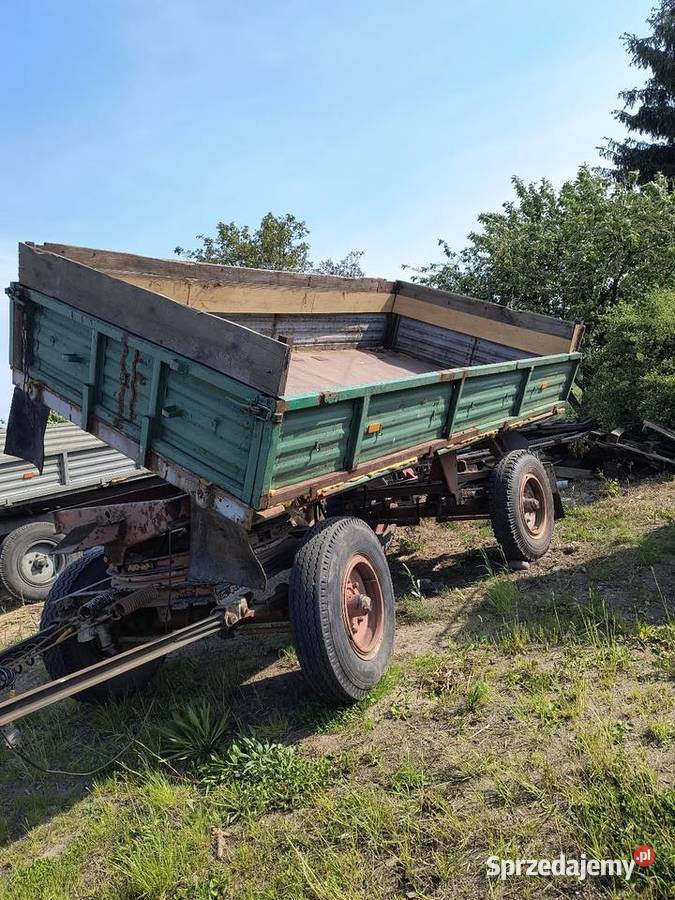 Przyczepa rolnicza niemiecka nieuszkodzony Przyczepy rolnicze Borów sprzedam