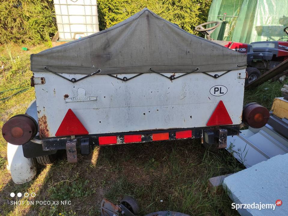 Przyczepka samochodowa DDR Tuchola