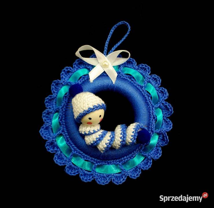 Zawieszka ozdoba szydełkowa na choinkę 10 Z177 Kluczbork