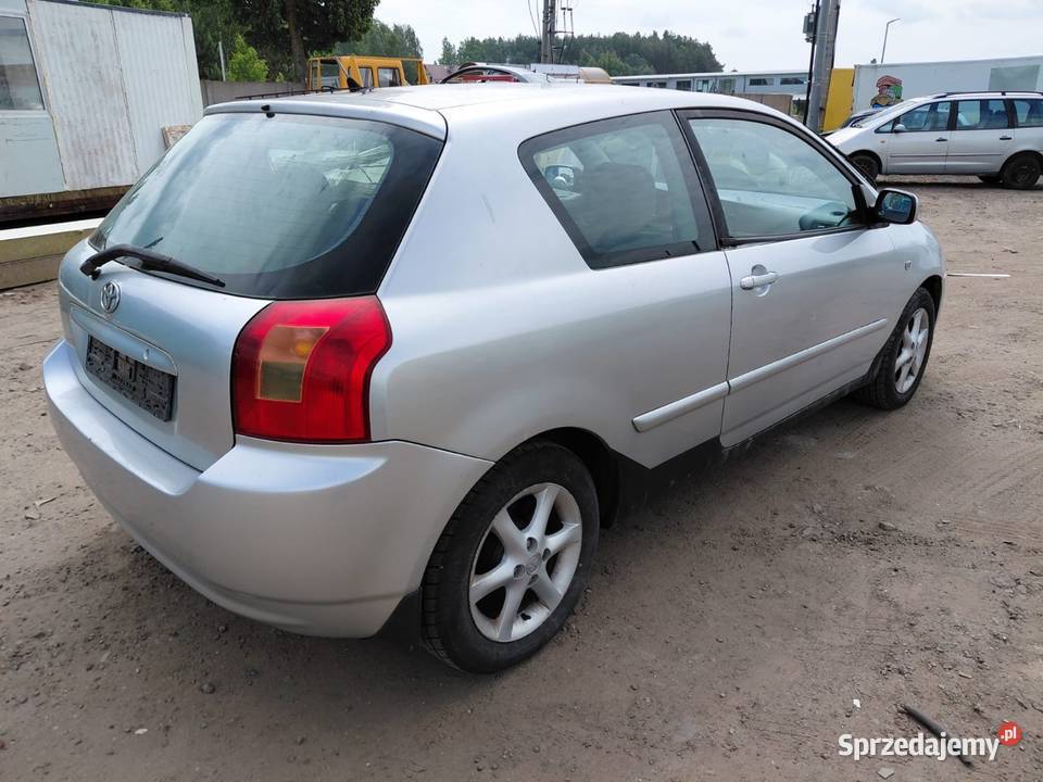 Dawca części TOYOTA COROLLA HATBACK E12 14 16V pełny VAT Corolla pomorskie Załęże