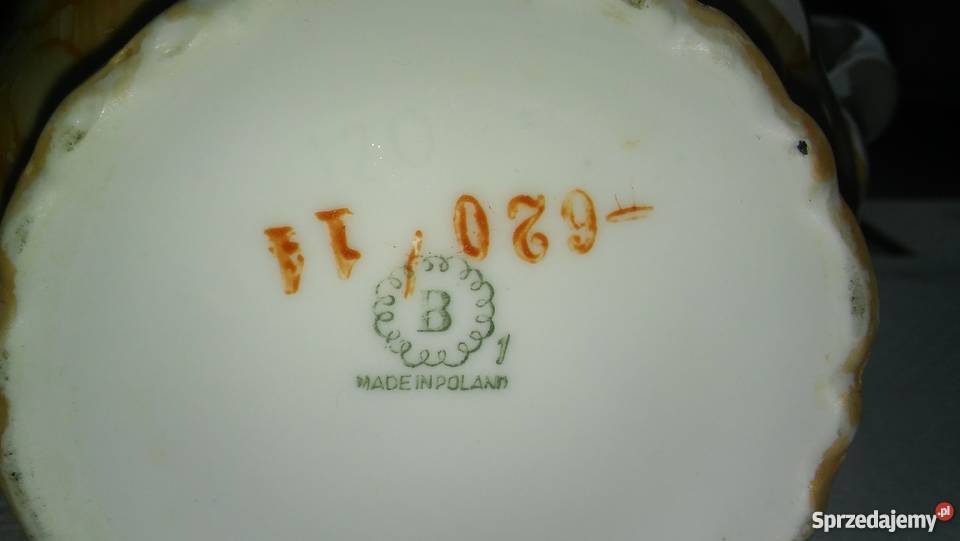 porcelanowy dzbanek BoguciceĆmielów polski look Gdańsk