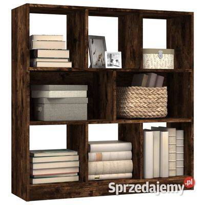 vidaXL Regał na książki przydymiony dąb Warszawa
