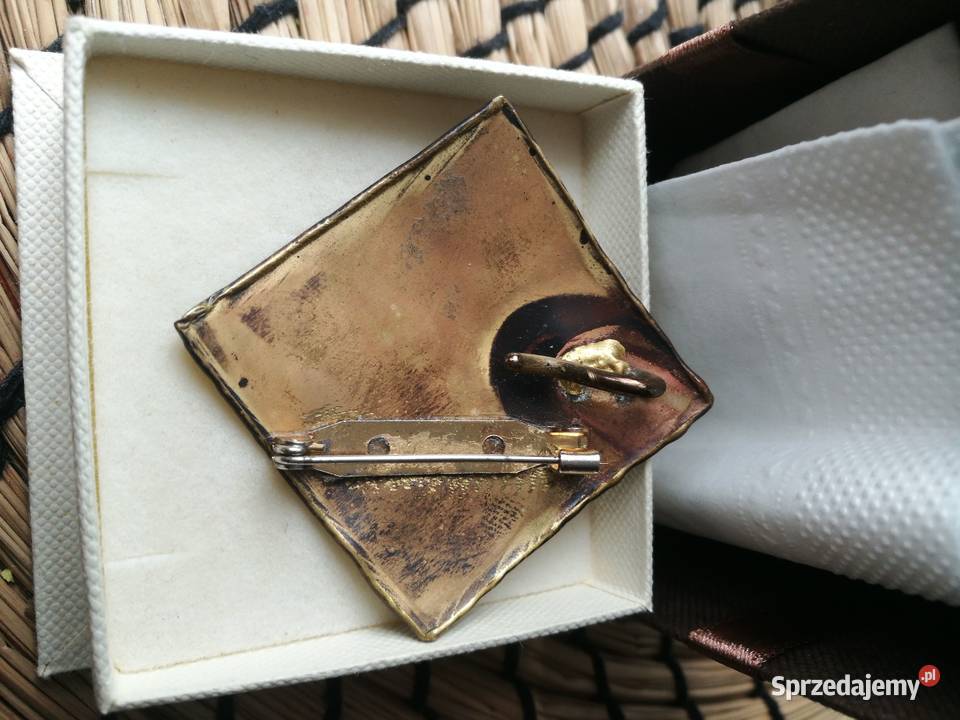 Broszka zawieszka wisior metal Choszczno