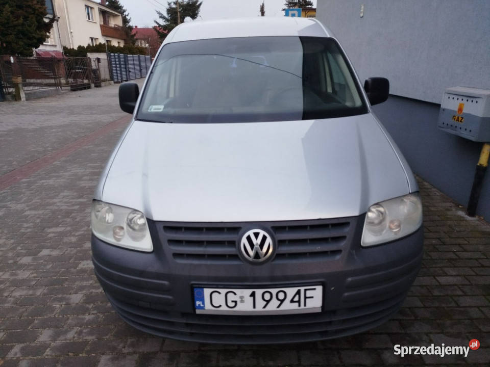 Volkswagen Caddy 5 osobowy zarejestrowany Toruń