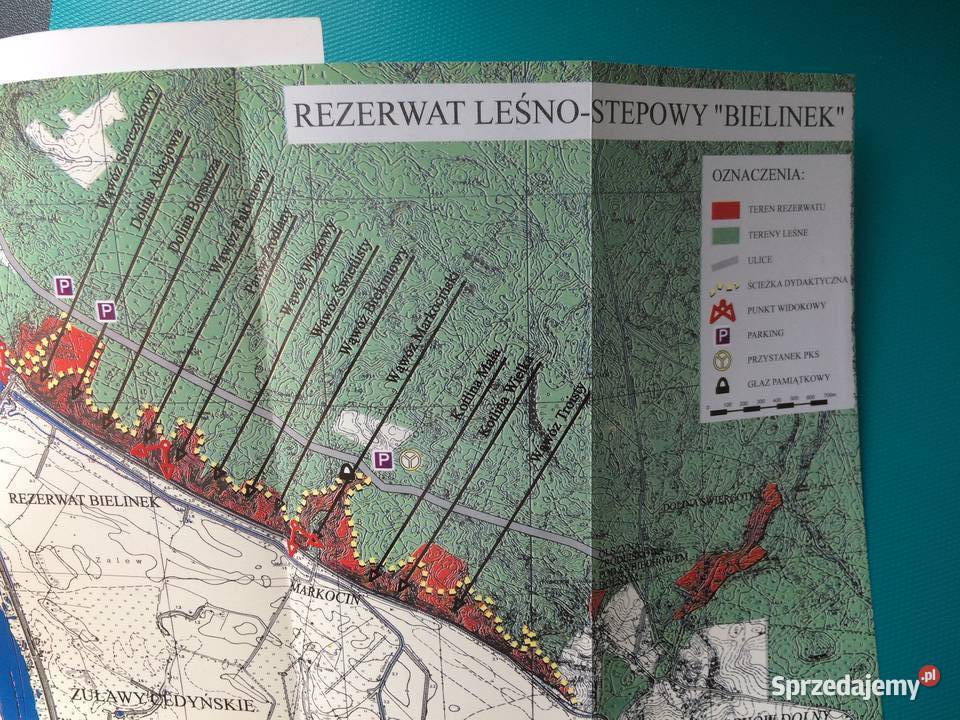 3428 Przewodnik Rezerwacie Przyrody Bielinek Antykwariat