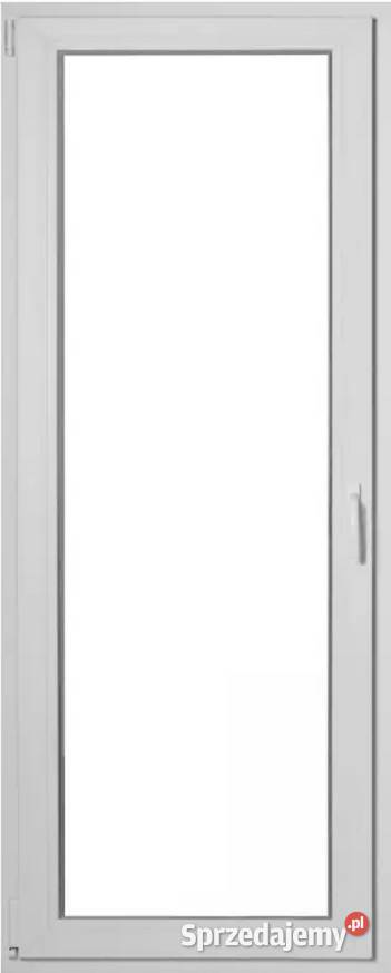 Okno PCV 3szybowe balkonowe białe 855x2195