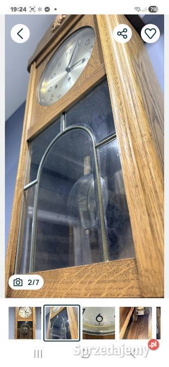 Kwadransowy zegar ścienny wiszący Rzeszów