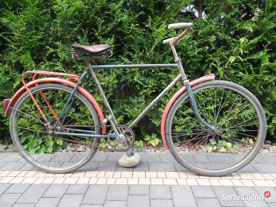 stary zabytkowy rower ukraina ural