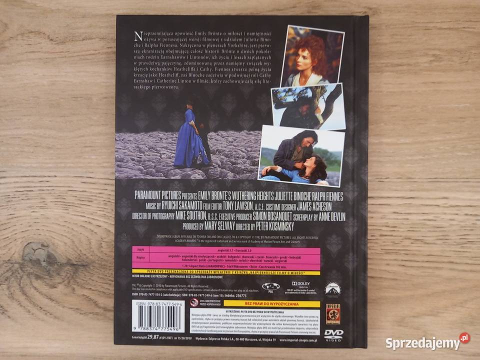 Wichrowe wzgórza flim DVD do wyboru Kraków