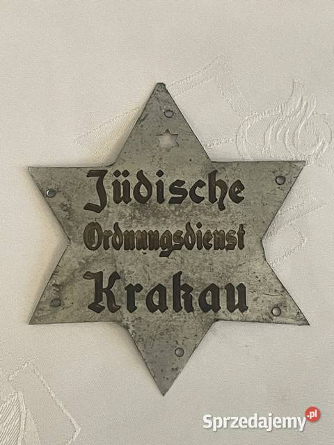 Gwiaźda Żydowskiej Służby Porządkowej Getto Kraków