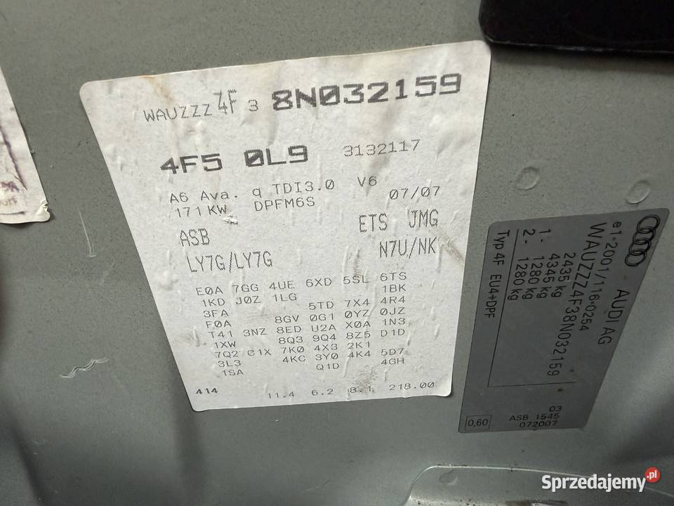 A6 C6 30 tdi manual rozrząd A6 Świebodzice sprzedam