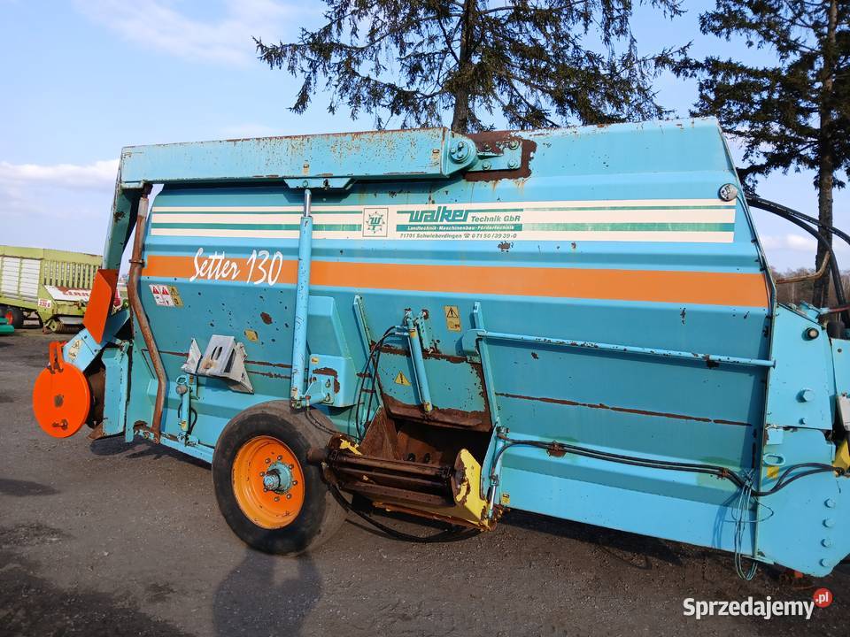 Paszowóz pionowy samozaładowczy Setter 13 m3 Do hodowli zwierząt lubelskie Ryki