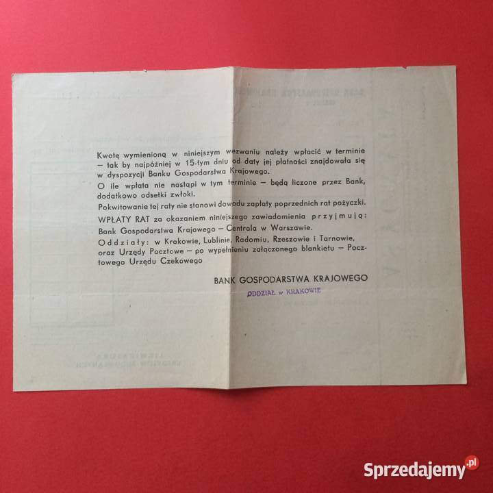 1864 Asygnaty Bankowe Kraków Wojtowicz Szczecin