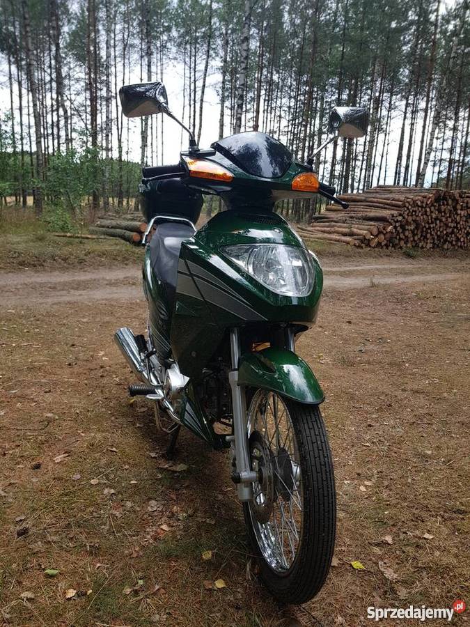 Zipp salmo nowy 92 przebiegu zielony Motoryzacja Osiek