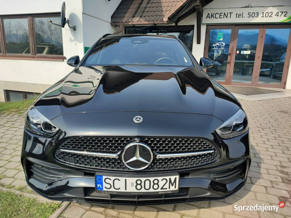 Mercedes C 300 C 300 e niski przebieg AMG W206 lakier metallic