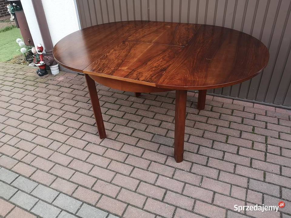 Stół ArtDeco Okrągły 110 Zgrabny Antyk Stary Swarzędz