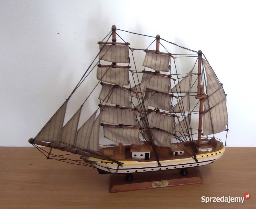 Model żaglowca Gorch Fock ręcznie wykonany Słubice