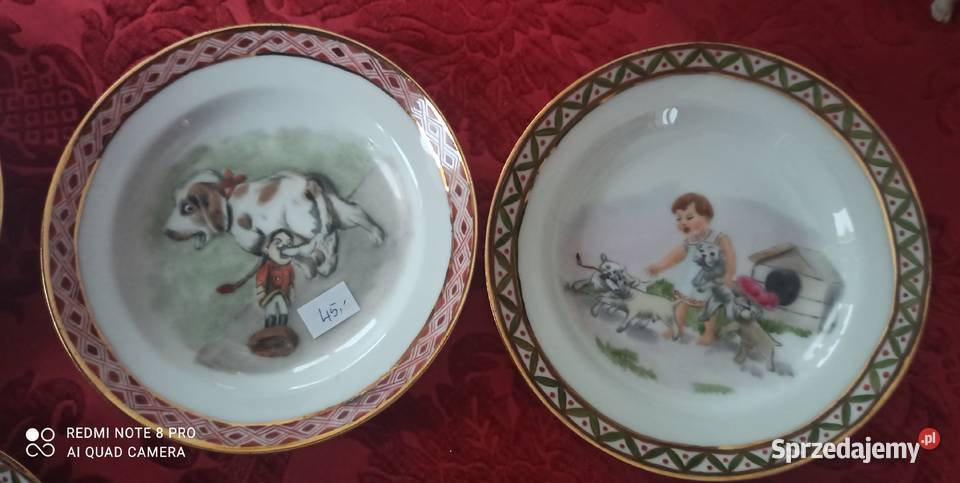 Talerz do zupy bez sygnatury Różne kompozycje Porcelana i szkło Gdańsk