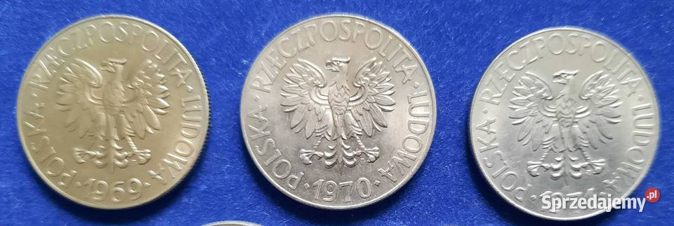 Zestaw Monet Polska PRL Komplet T Kościuszko Gliwice sprzedam