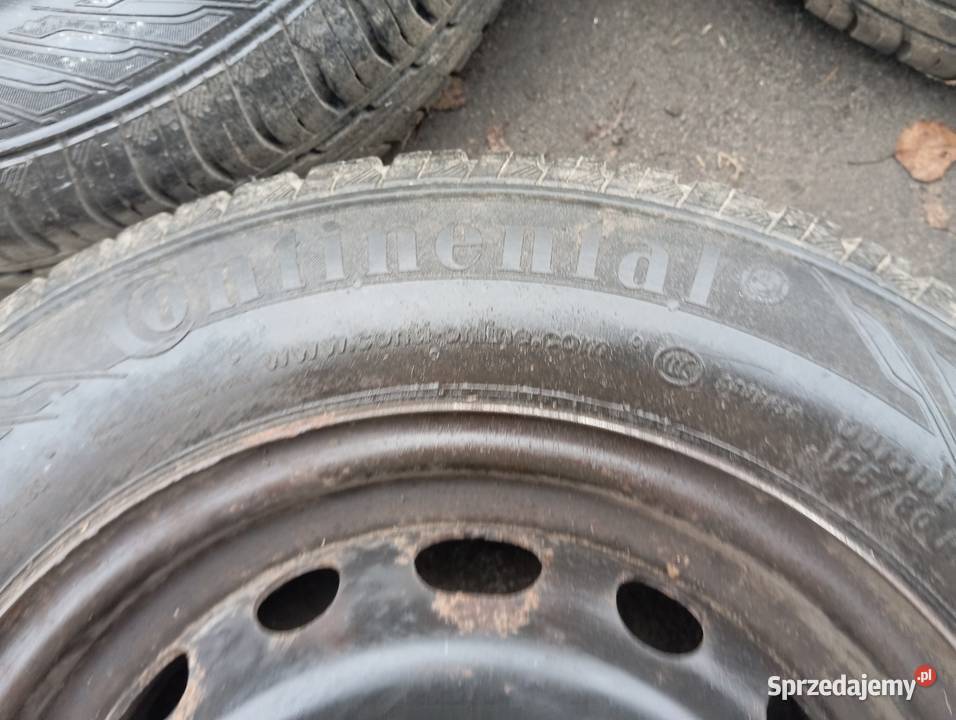 Komplet kół 4x100 Opony Continental 6mm Debrzno