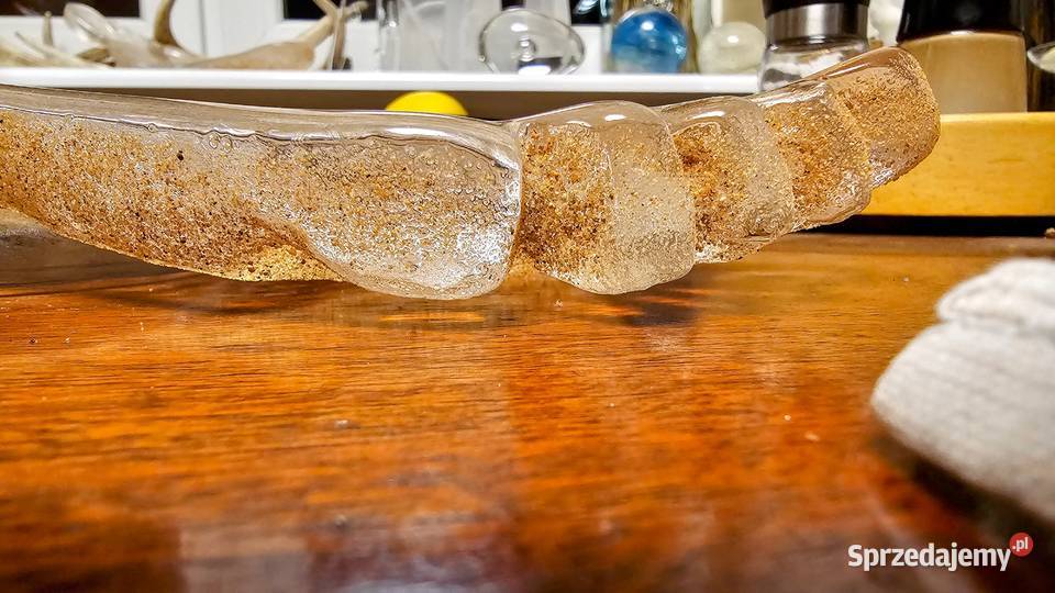 Ireneusz Kiziński unikalna szklana stopa z Wrocław