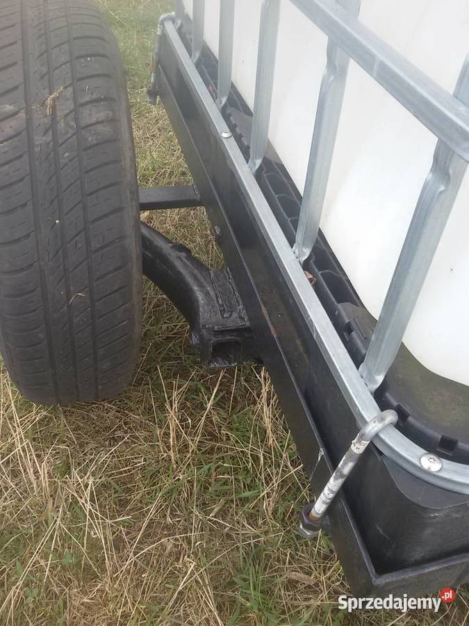 Przyczepka z zbiornikiem 1000l mauzer Do samochodów osobowych warmińsko-mazurskie Giżycko