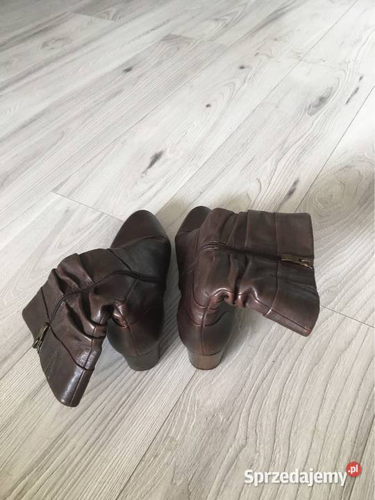 Damskie marszczone kozaki Caprice 40 Skawina sprzedam