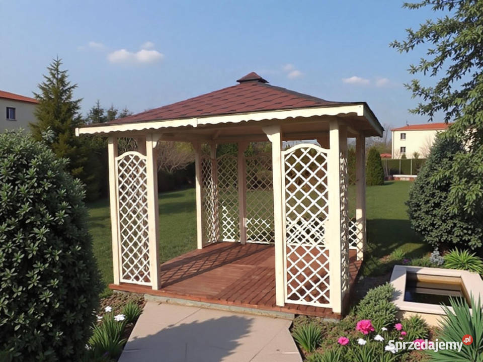 ALTANA 3 DREWNIANA KWADRATOWA 3x3 OGRODOWA Parzymiechy