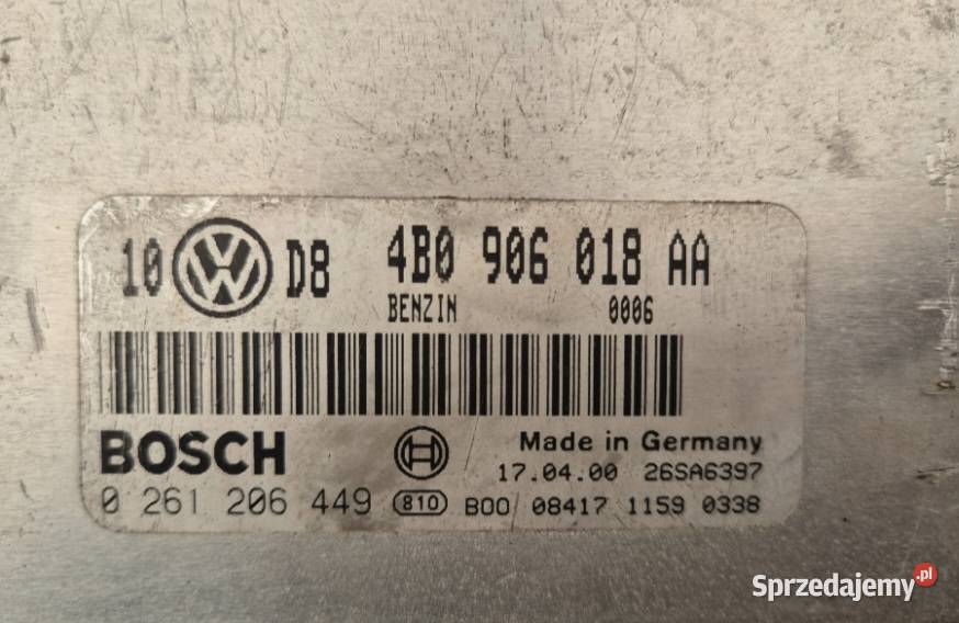 STEROWNIK SILNIKA AUDI A6 C5 VW PASSAT B5 FL 18 osobowe Działoszyce