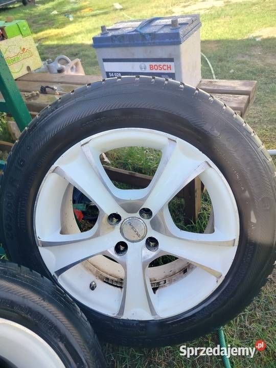 Alu felgi 16 4x 100 opony letnie łódzkie Sekursko