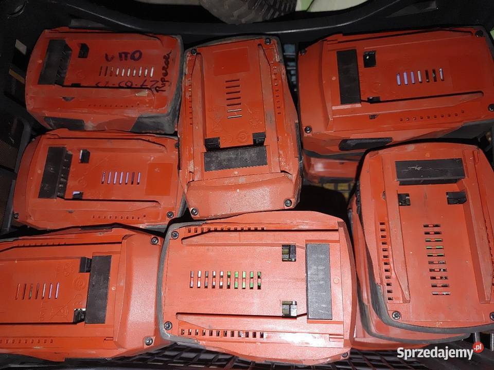 Baterie akumulatory HILTI B22 B36 różne Skarżysko-Kamienna