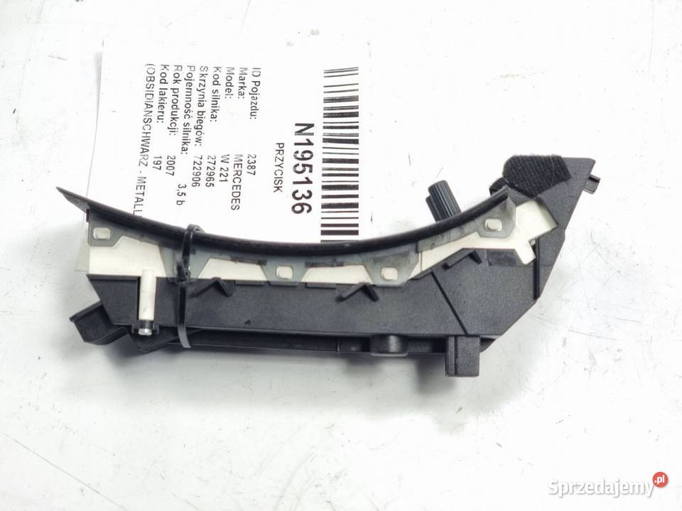 PRZYCISK MERCEDES W 221 A2218701558 Lipno sprzedam