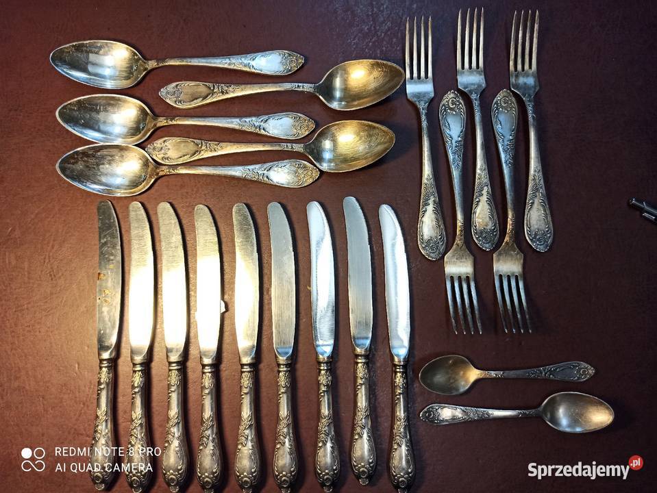 posrebrzane sztućce CCCP 21 Gniezno sprzedam