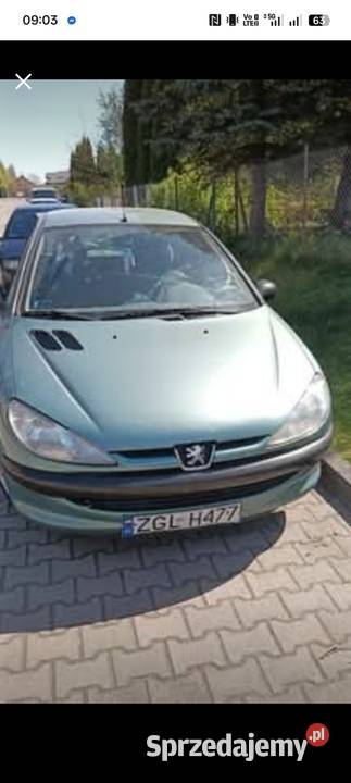 Peugeot 206 Benzyna 202400km zachodniopomorskie Kamień Pomorski