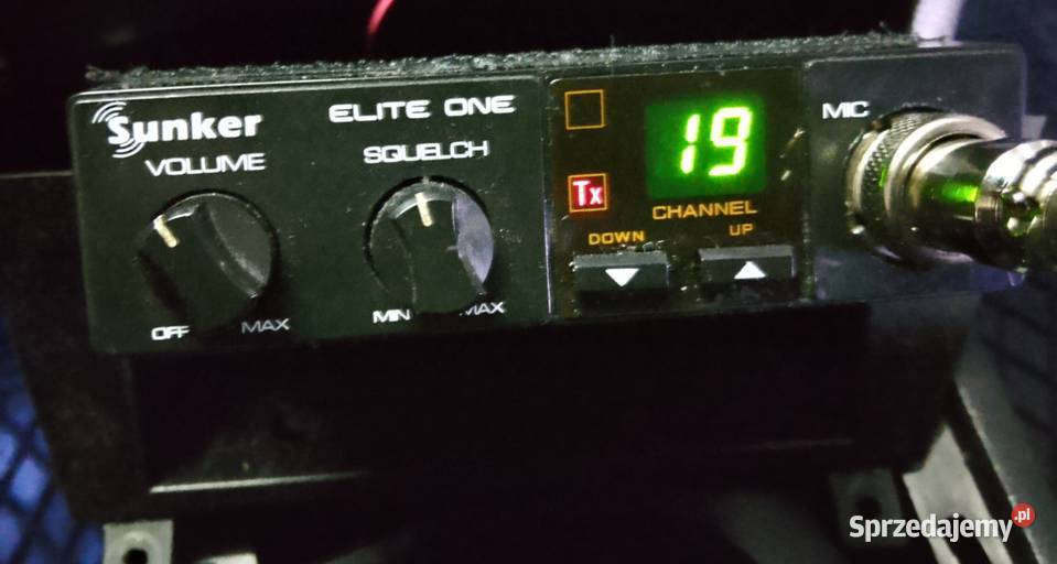 Radio Cb Sunker elite one plus antena AM Jarosław