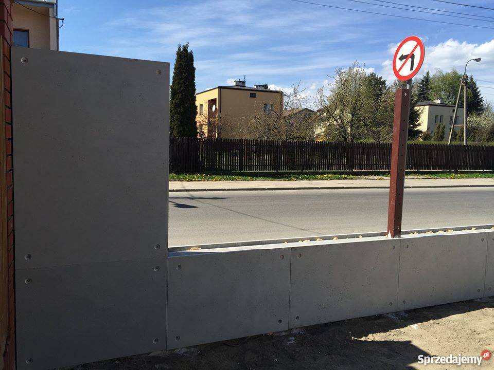 Ogrodzenie beton architektoniczny płyty 100x50 Dom i Ogród Kraków sprzedam