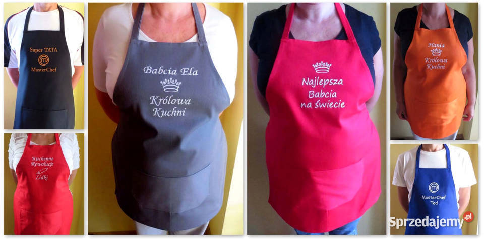 Prezent Babci Dziadka fartuch kuchenny z napisem Toruń sprzedam