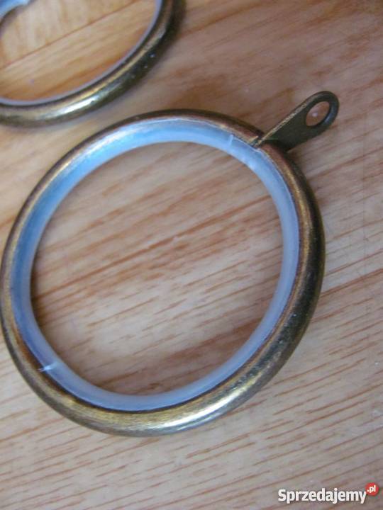 kółka do zasłon 23 sztuki kolor stare złoto Zamość