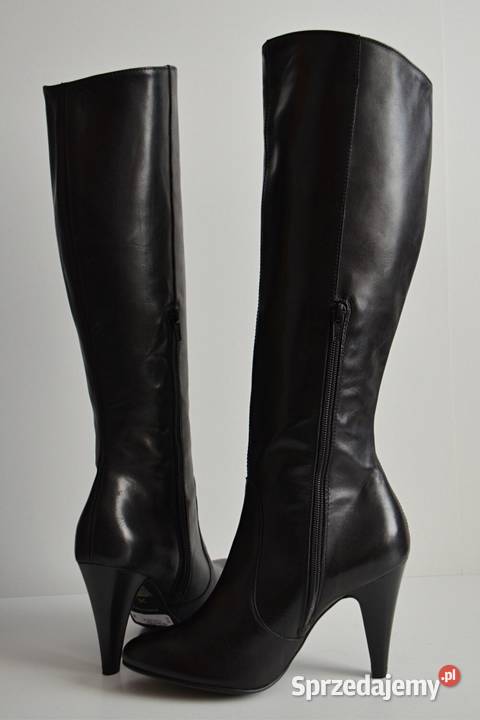 TAJEMNICZA KLASYKA kozaki Minelli do kolan skóra Białystok