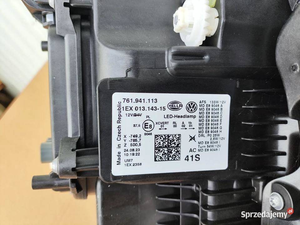 VW TOUAREG III FULL LED MATRIX LAMPA LEWA PRZÓD zachodniopomorskie