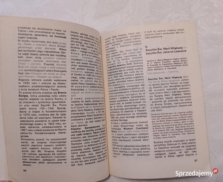 Przewodnik turystyczny RZYM I Adam Broż mapa Oborniki