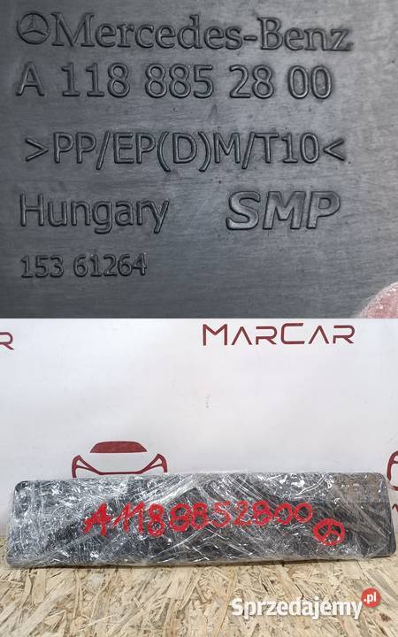 MERCEDES CLA W118 18 RAMKA PODKŁADKA TABLICY Pleszew