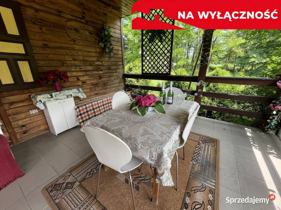 Dom wykonany z drewna w Lipie Miklas gm Lipsko mazowieckie